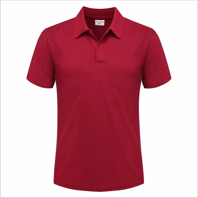 James™ Losse heren polo T-shirts  met geribbelde revers