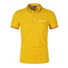 James™ Licht fris gekleurde kraag omlaag heren polo T-shirts