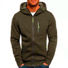 Oliver® jacquard comfortabele heren hoodie met ritssluiting