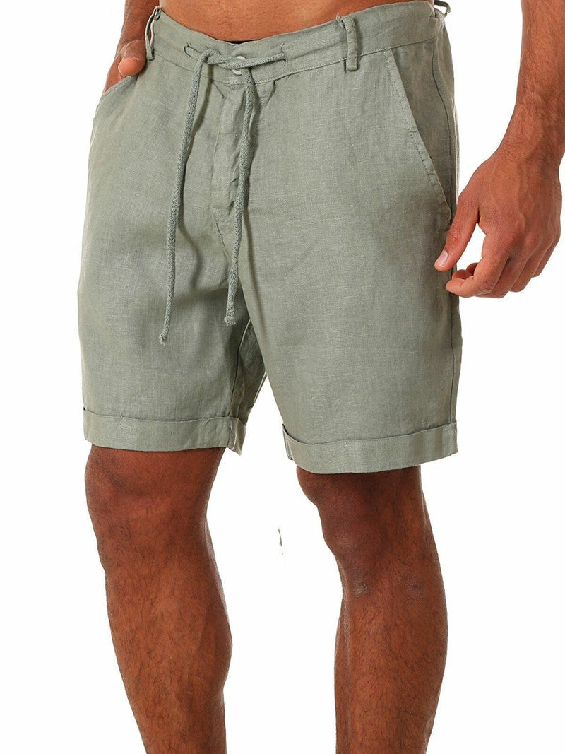 David® Katoenen Linnen Shortbroek Ademende