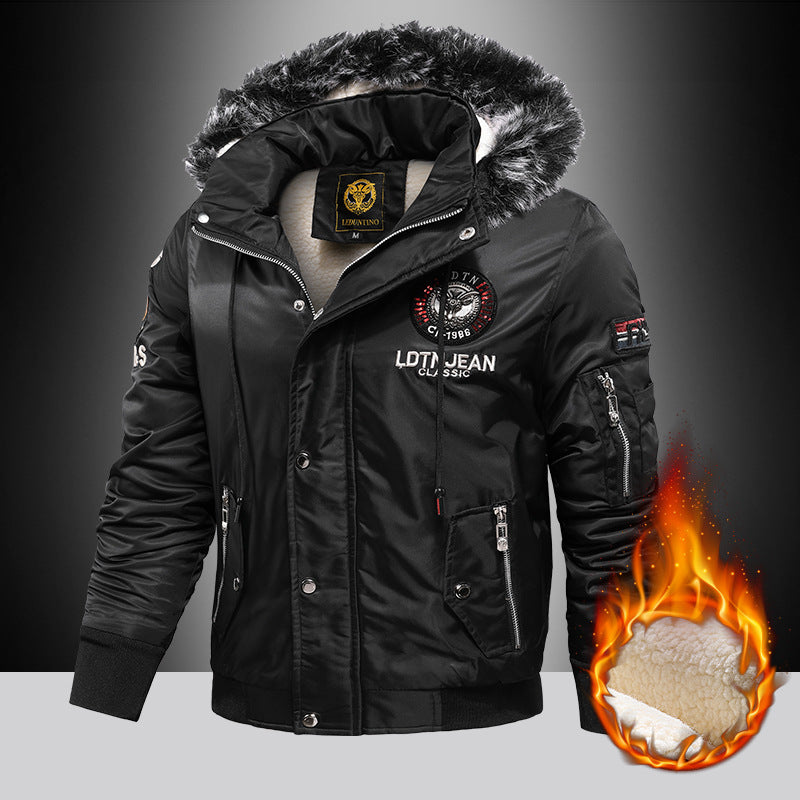 Oliver® brandwerende winterjas met bontkraag