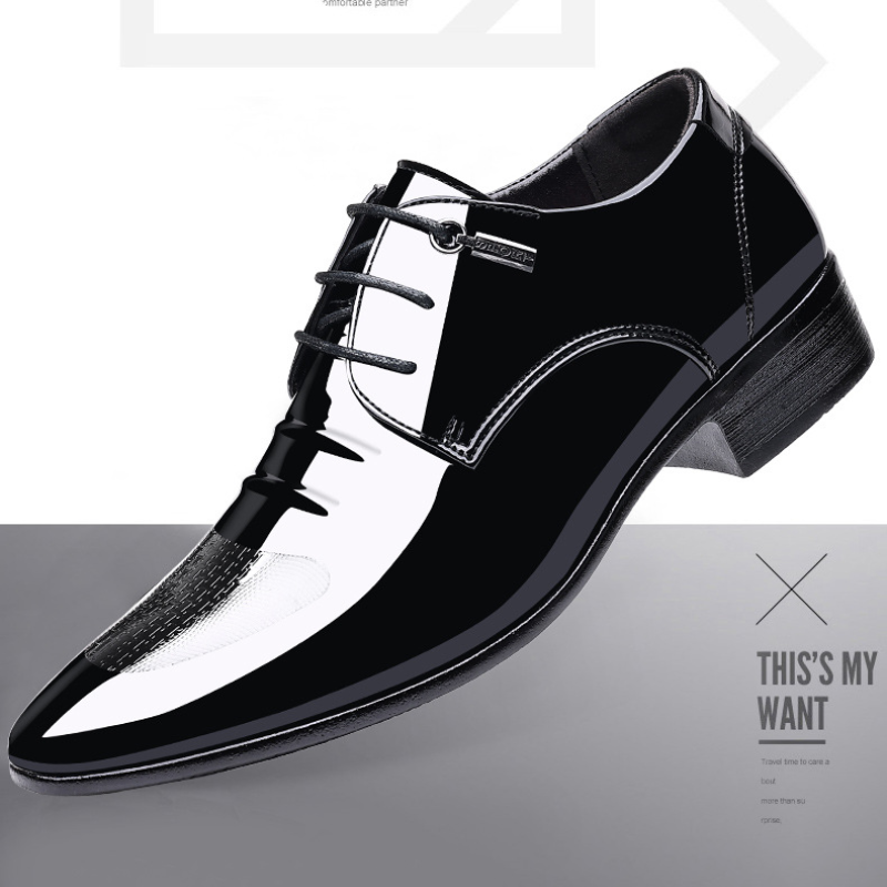Oliver® zakelijke stijl glanzend leer Nette schoenen
