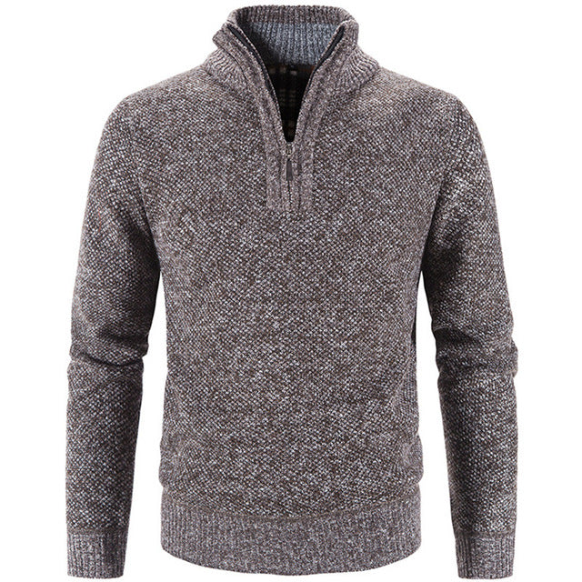Oliver® Heren Trui met Rits Fleece
