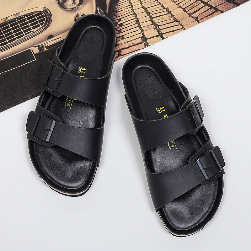 Hudson™ grijs letter print comfortabel sandalen herren