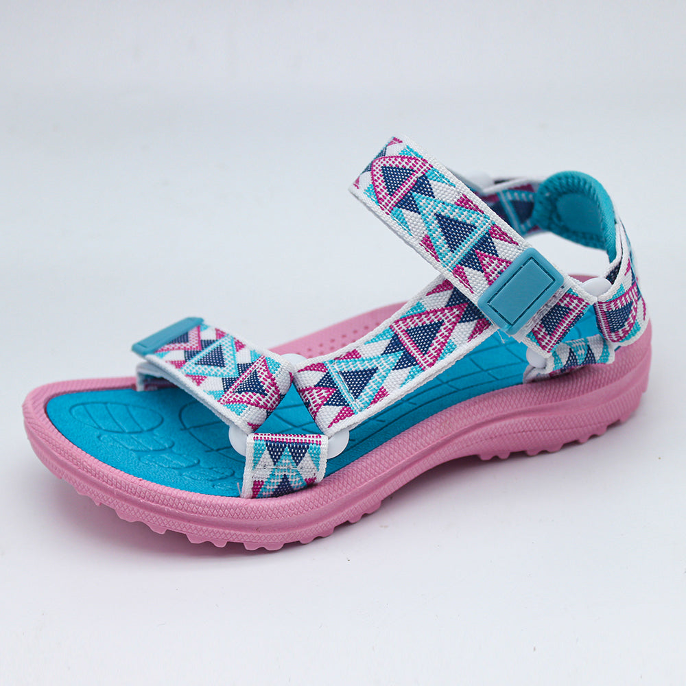 James™ sport stijl roze bedrukte comfortabele outdoor sandalen